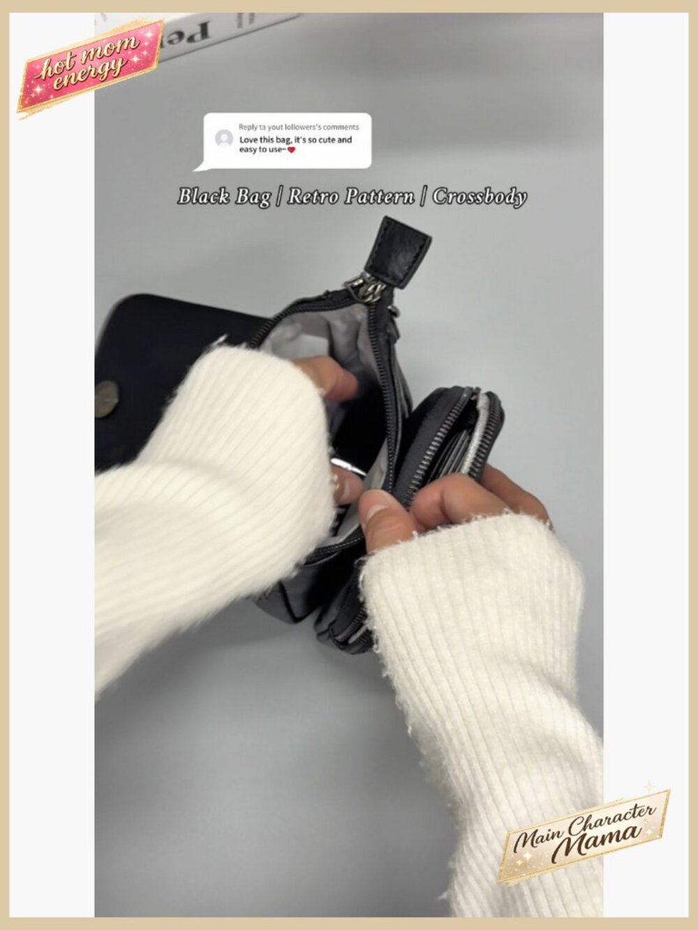 Small Crossbody Bag Lightweight Spacious Adjustable Strap Multiple Compartments - Picture 7 of 7
